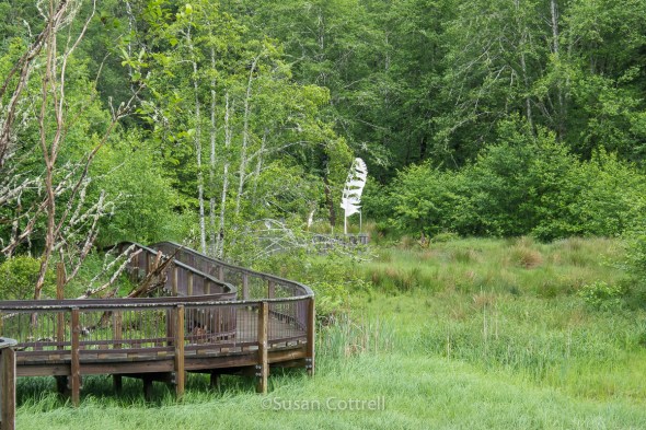 Sculpture on the Art Trail at Willapa National Wildlife Refuge